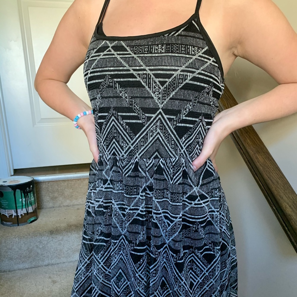 Black Aztec Dress